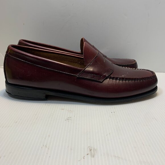 G.H. Bass & Co. Men\'s Burgundy Leather Penny Loafers main image 8
